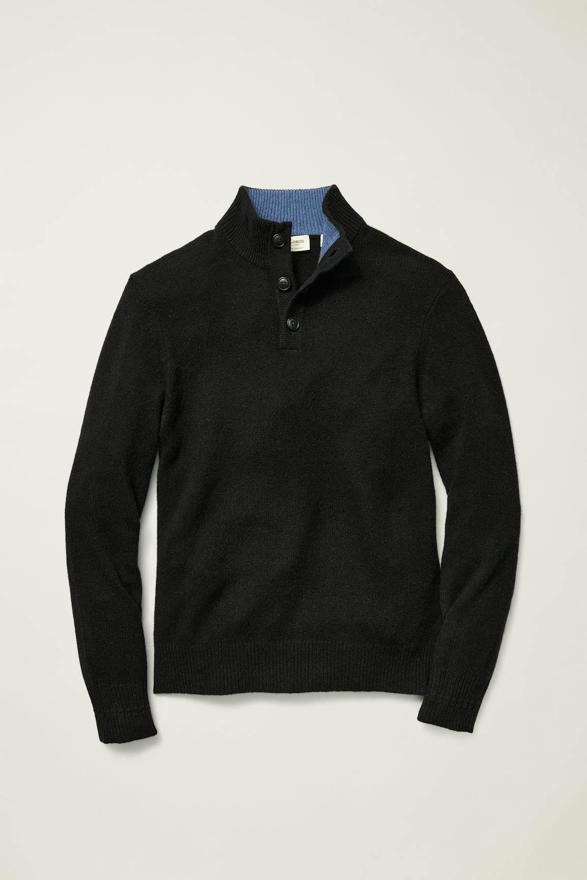 Italian Cashmere Mock Neck Sweater