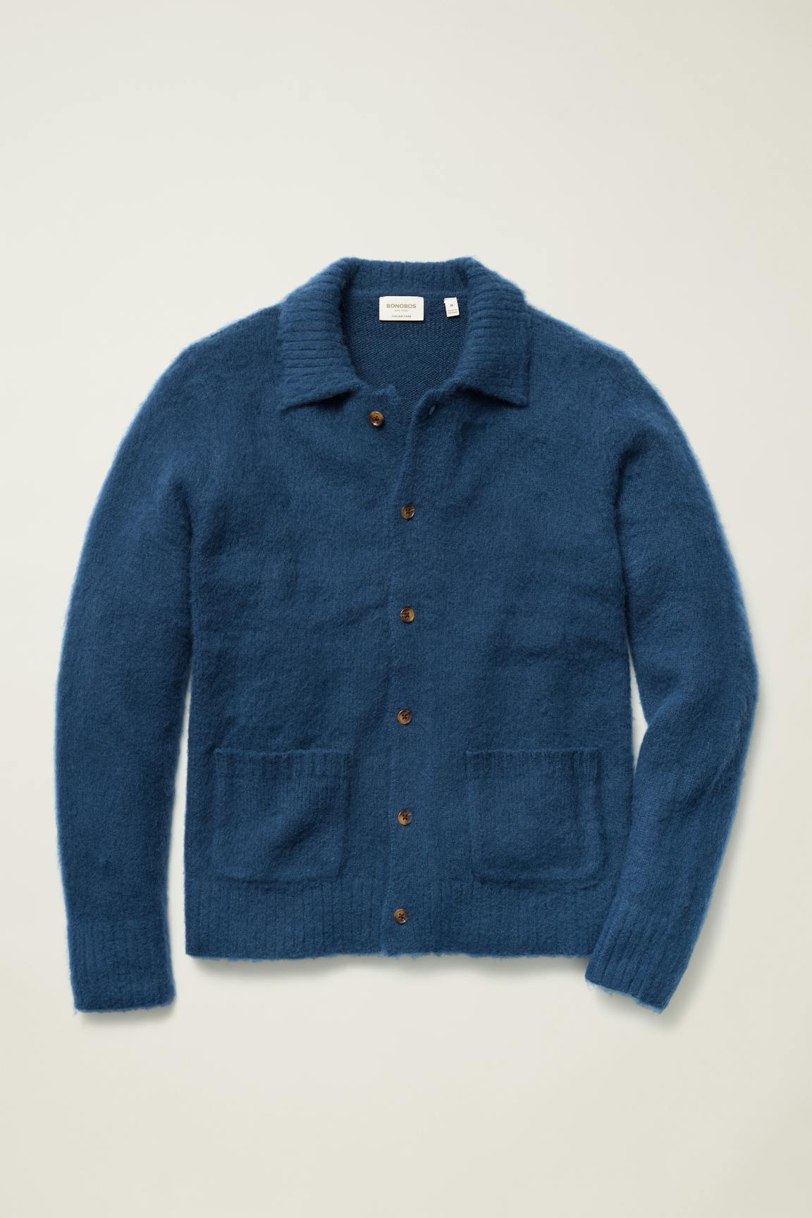Brushed Wool Cardigan