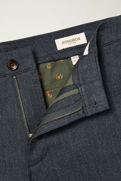 Brushed Herringbone Chino