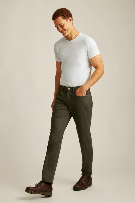 Italian Textured 5-Pocket Pants
