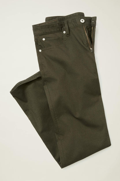 Italian Textured 5-Pocket Pants