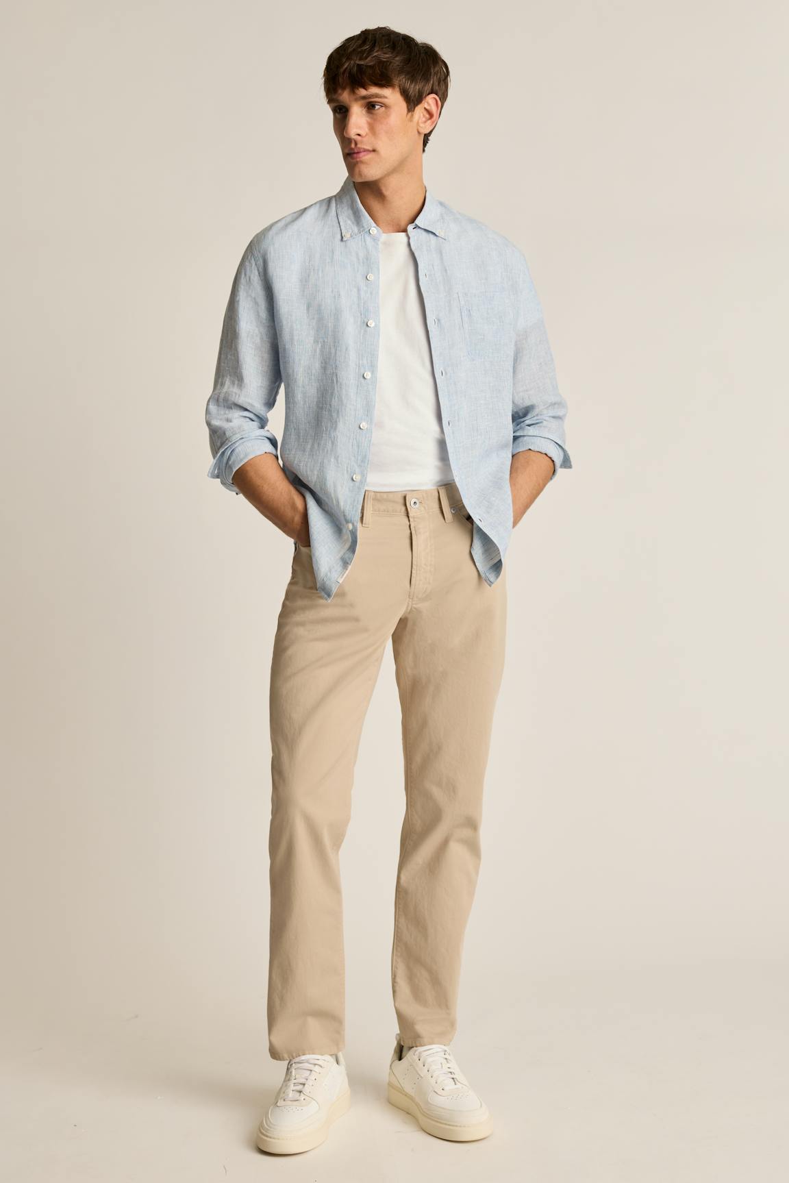 Italian Brushed 5-Pocket Pants