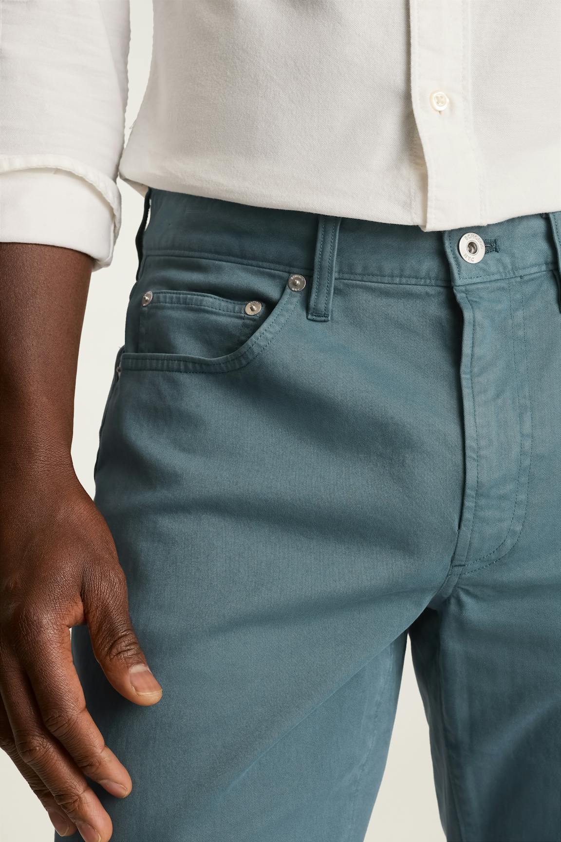 Italian Brushed 5-Pocket Pants