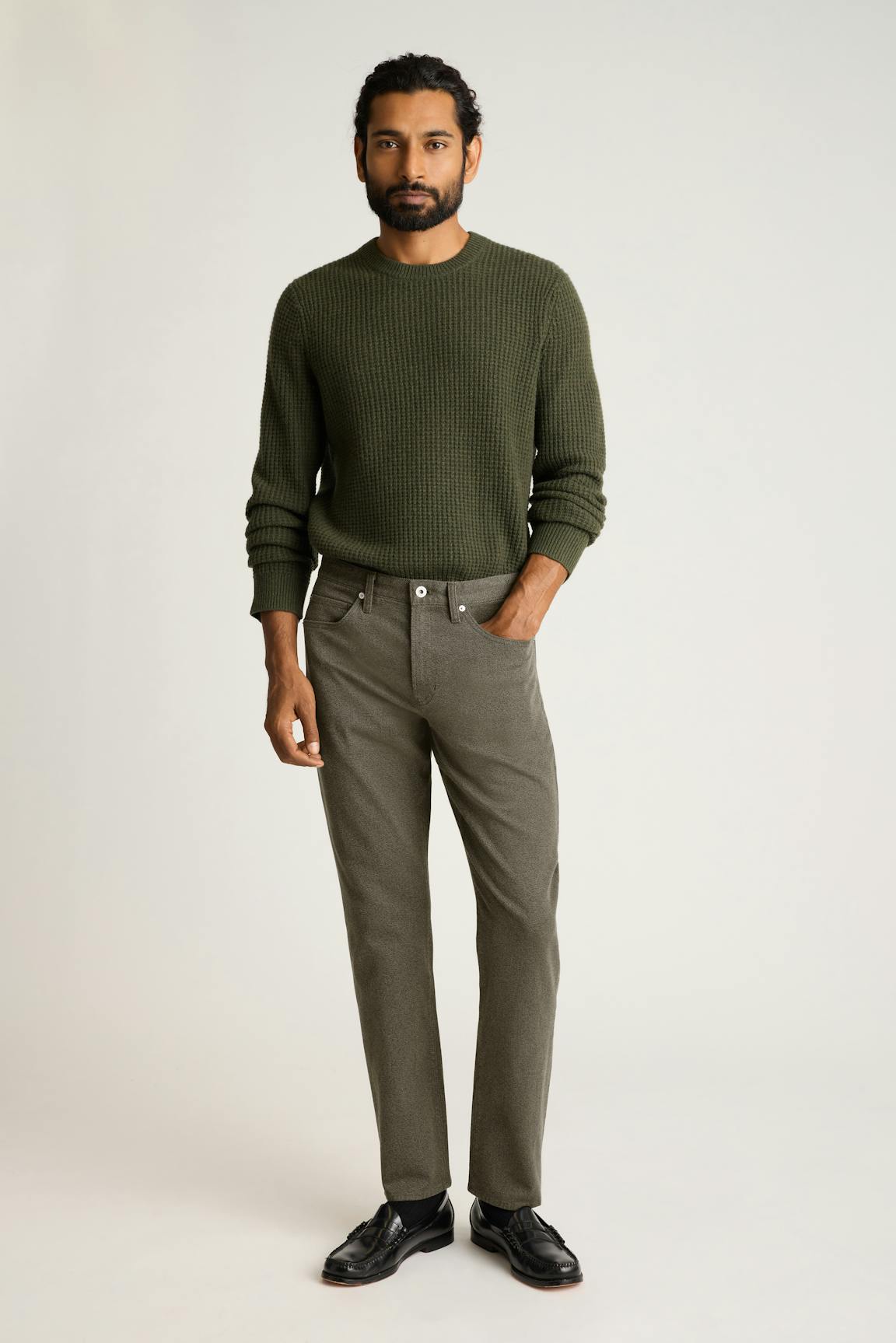 Ridgewood Textured 5-Pocket Pant