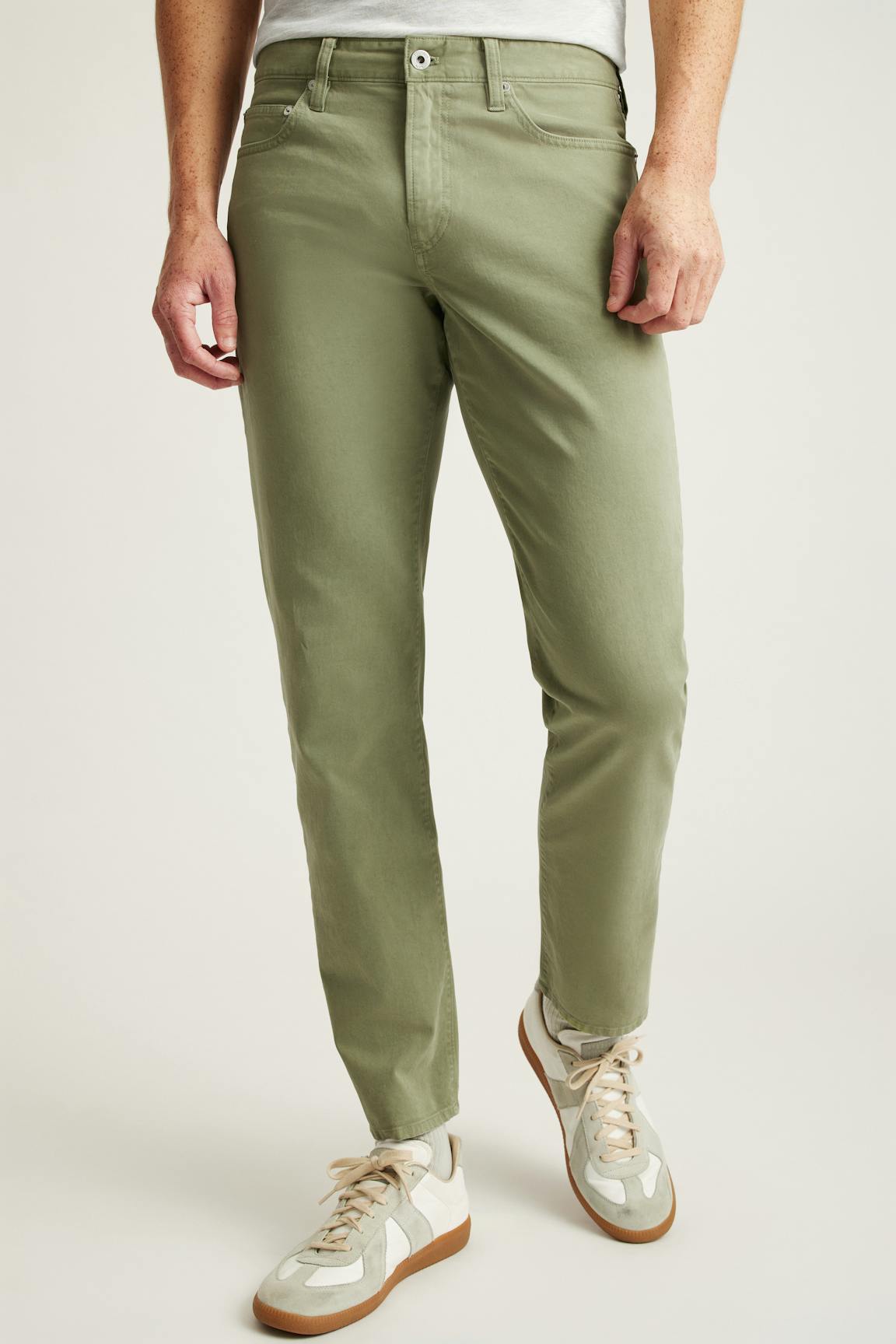 Italian Brushed 5-Pocket Pants