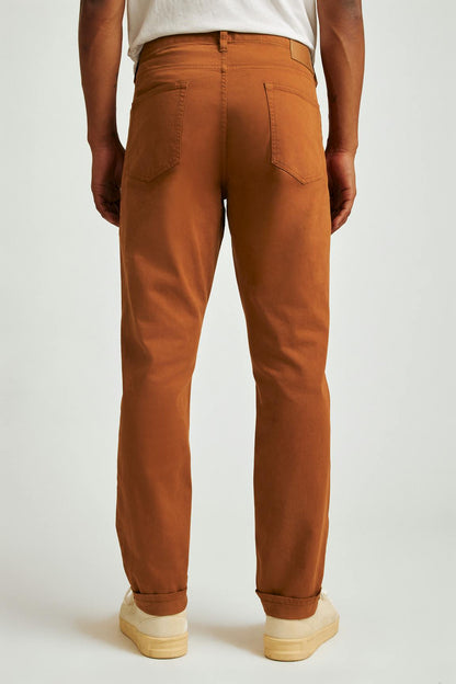 Italian Brushed 5-Pocket Pants