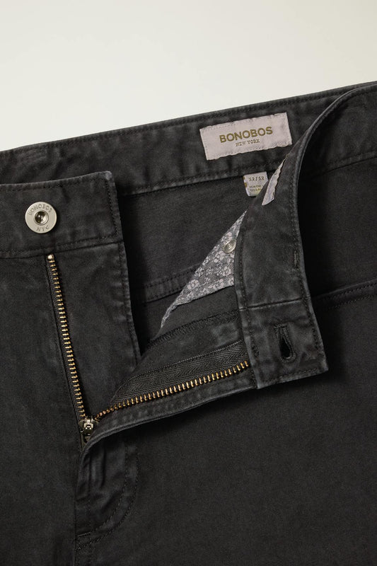 Italian Brushed 5-Pocket Pants - Straight Fit