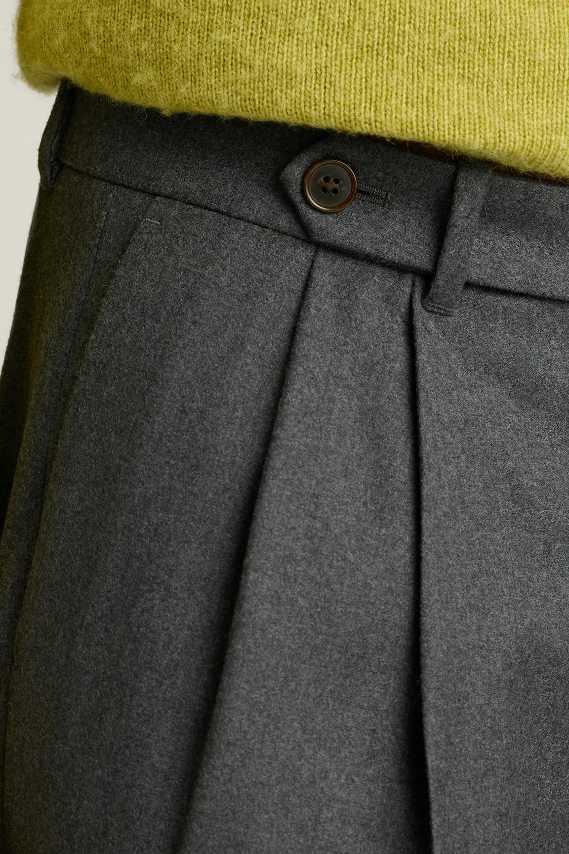 Italian Pleated Wool Trouser