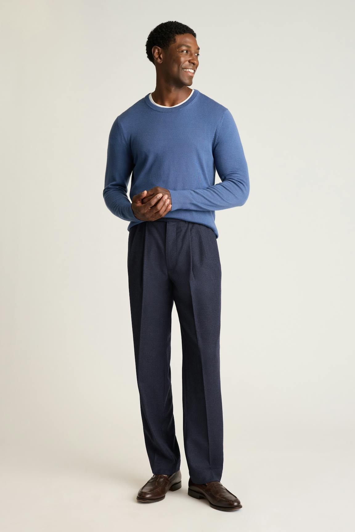 Italian Pleated Wool Trouser