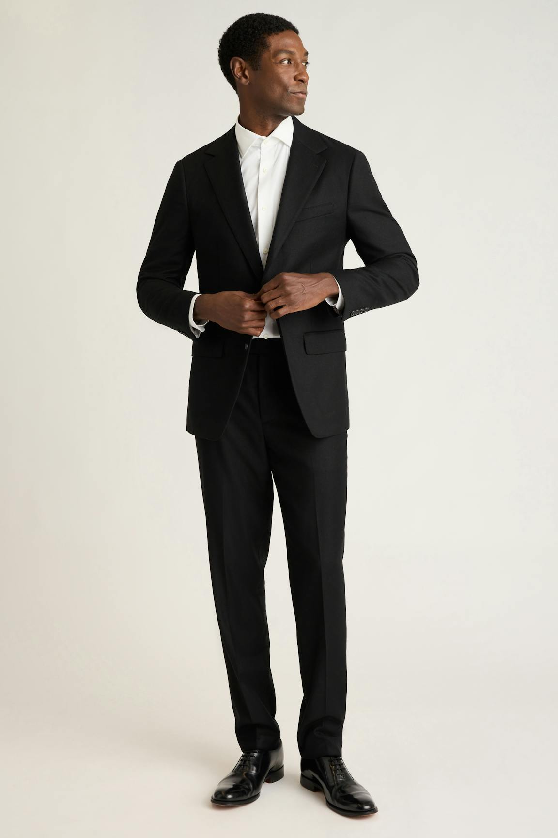 Jetsetter Italian Brushed Wool Dress Pant