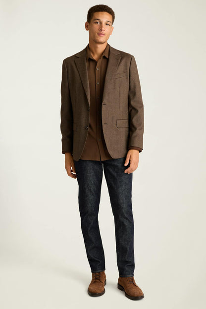 Waffle Button Down Shirt