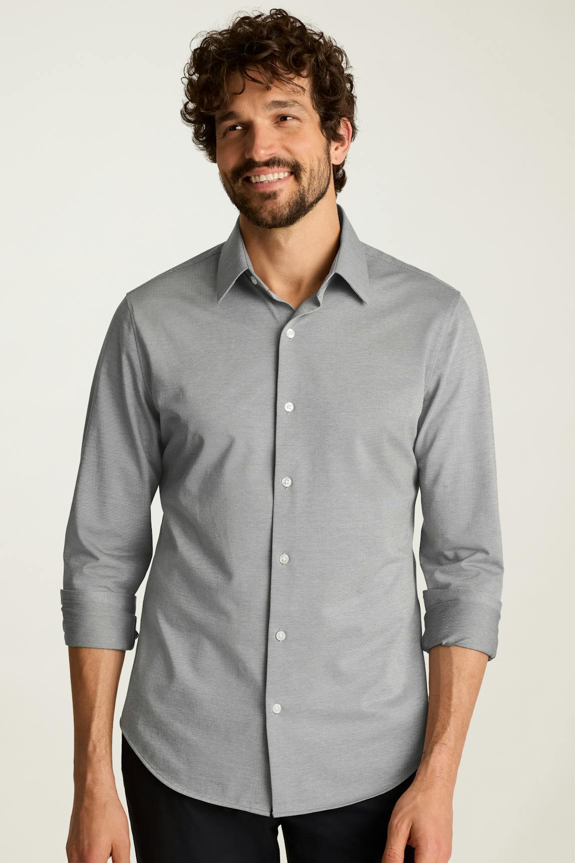 Tech Pique Button Down Shirt