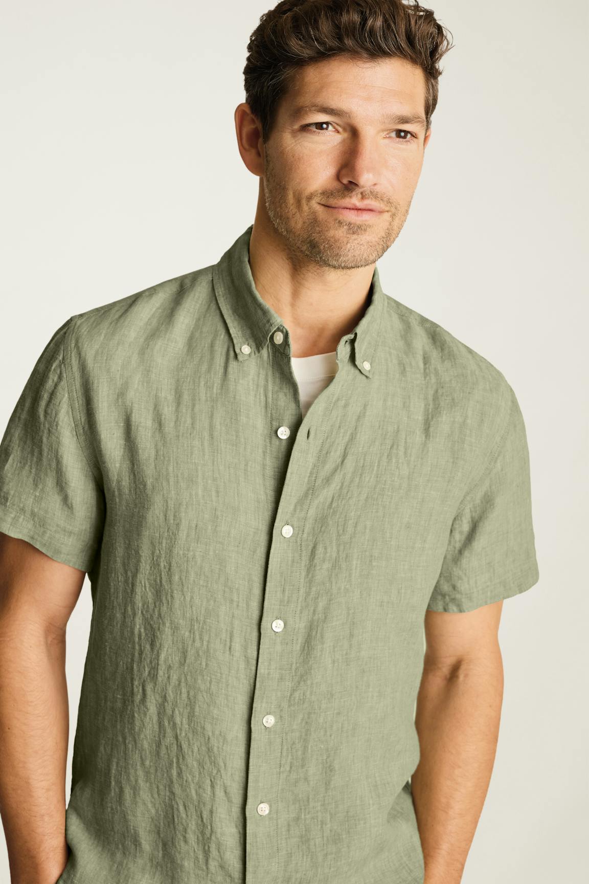Riviera Linen Short Sleeve Shirt