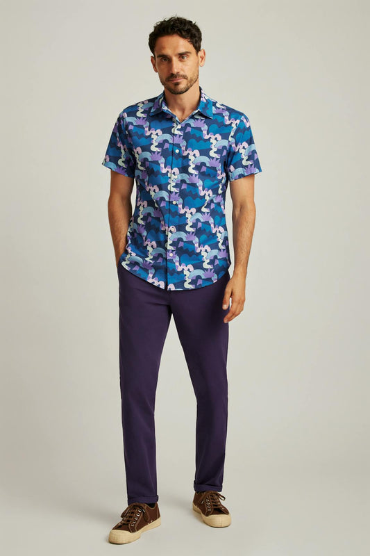Will Bryant X Bonobos Stretch Riviera Short Sleeve Shirt
