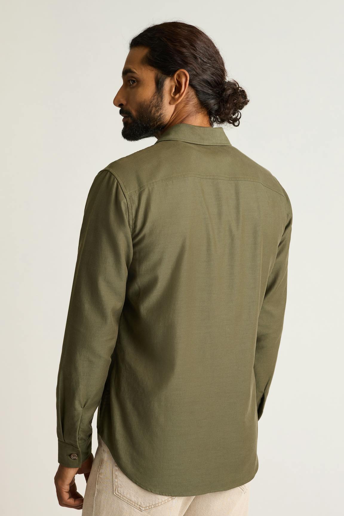 Garment-Dyed Utility Shirt