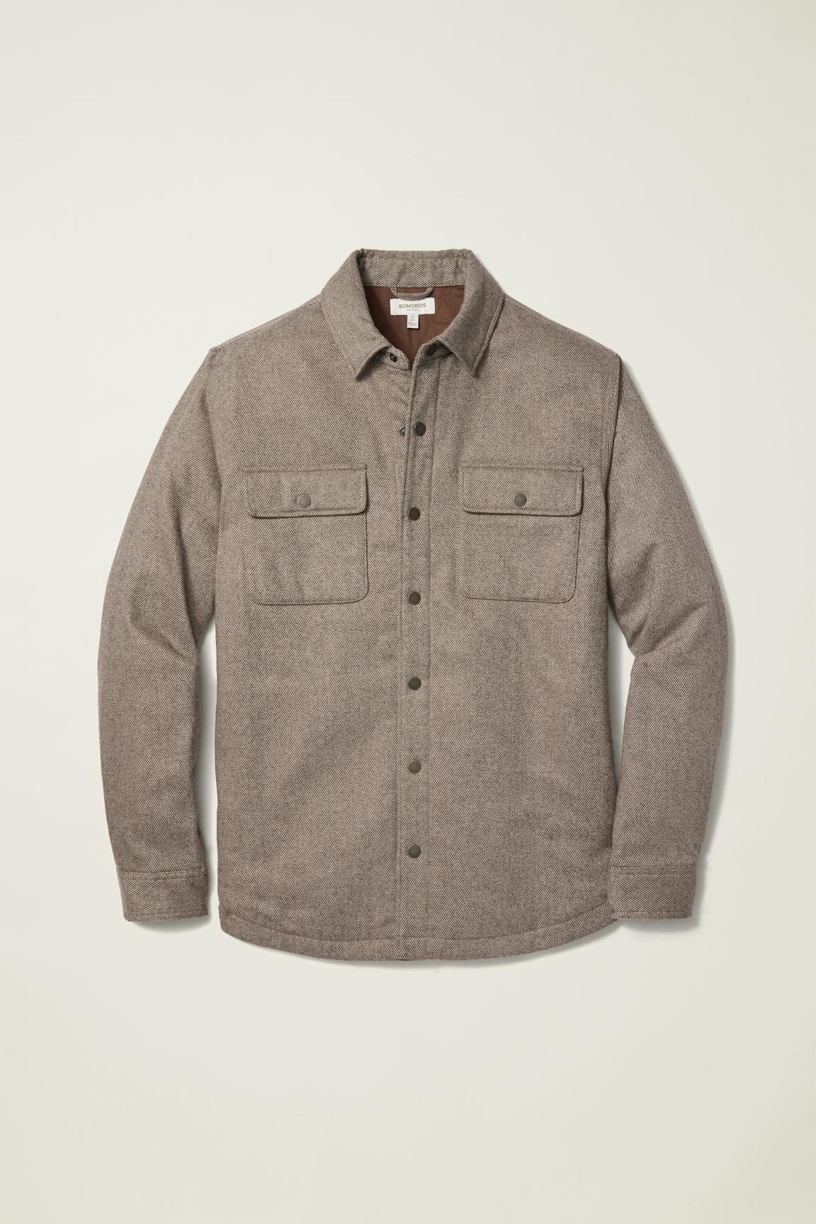 Italian Brushed Twill Shacket