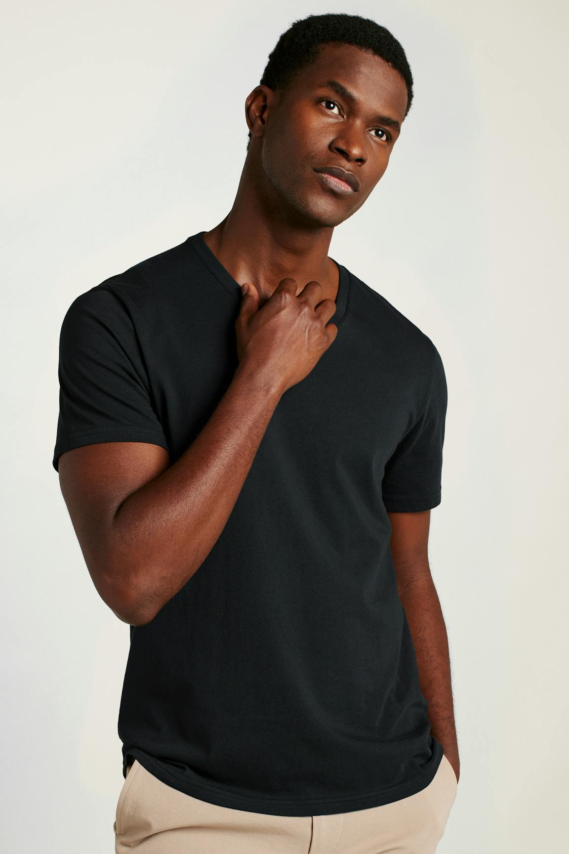 Forever Soft Cotton  V-Neck Tee