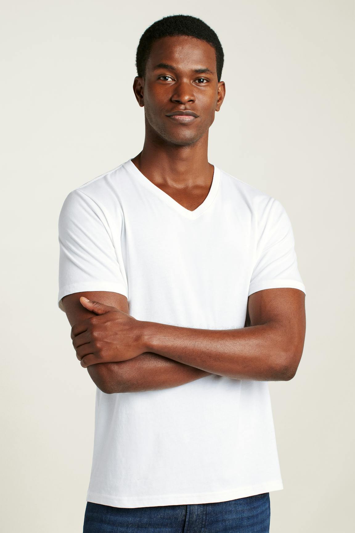 Forever Soft Cotton  V-Neck Tee