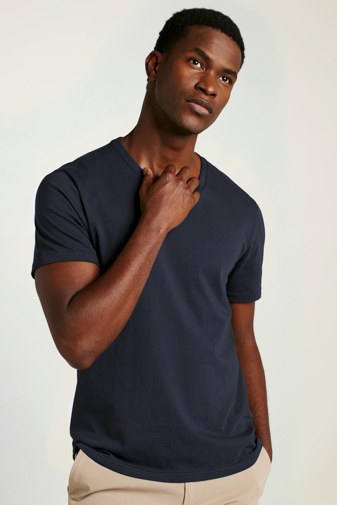 Forever Soft Cotton  V-Neck Tee