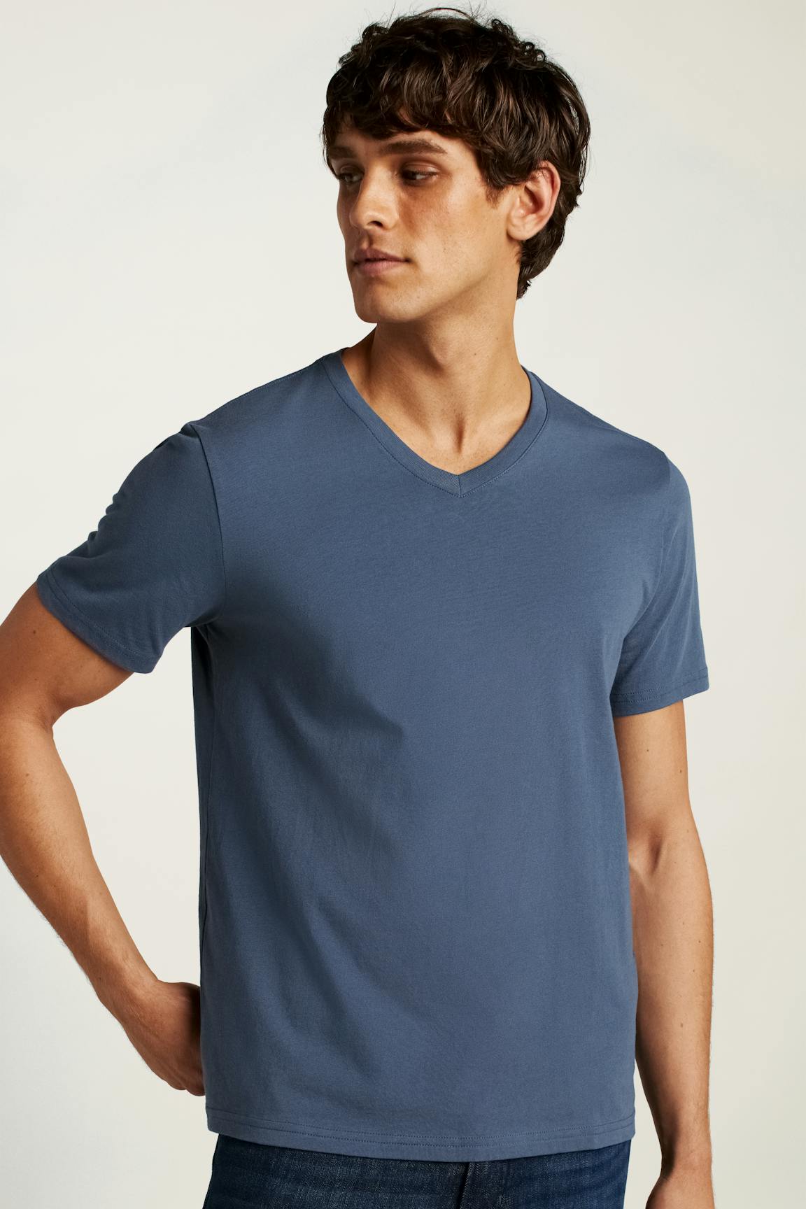 Forever Soft Cotton  V-Neck Tee
