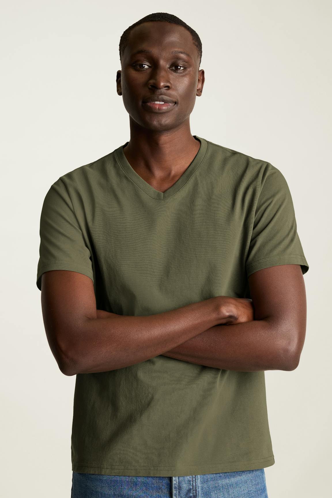 Forever Soft Cotton  V-Neck Tee