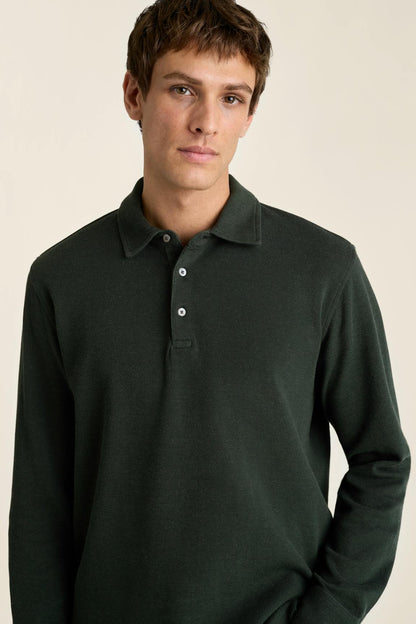Refined Long Sleeve Polo