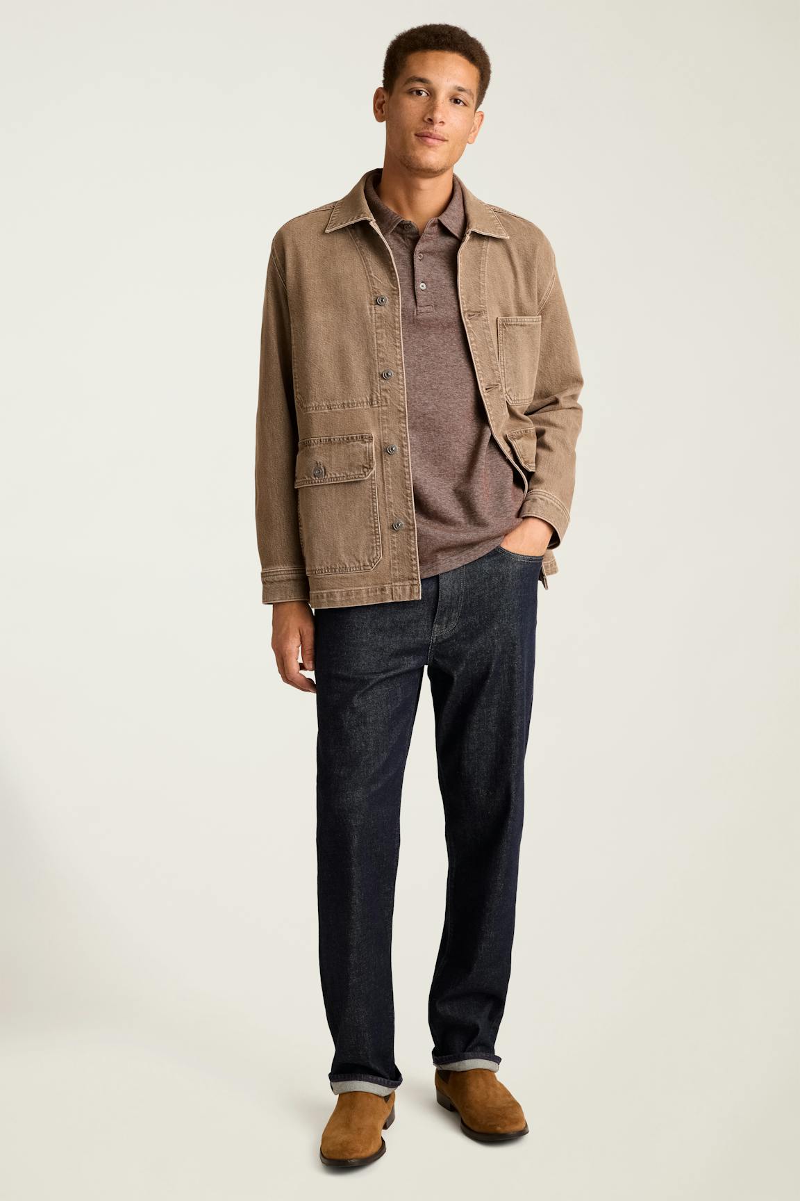 Refined Long Sleeve Polo