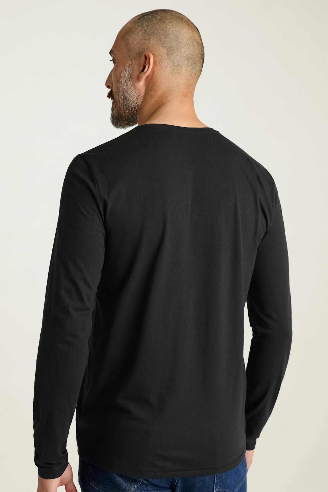 Pima Performance Long Sleeve Henley