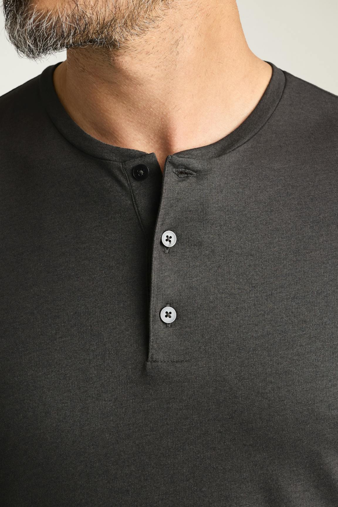 Pima Performance Long Sleeve Henley