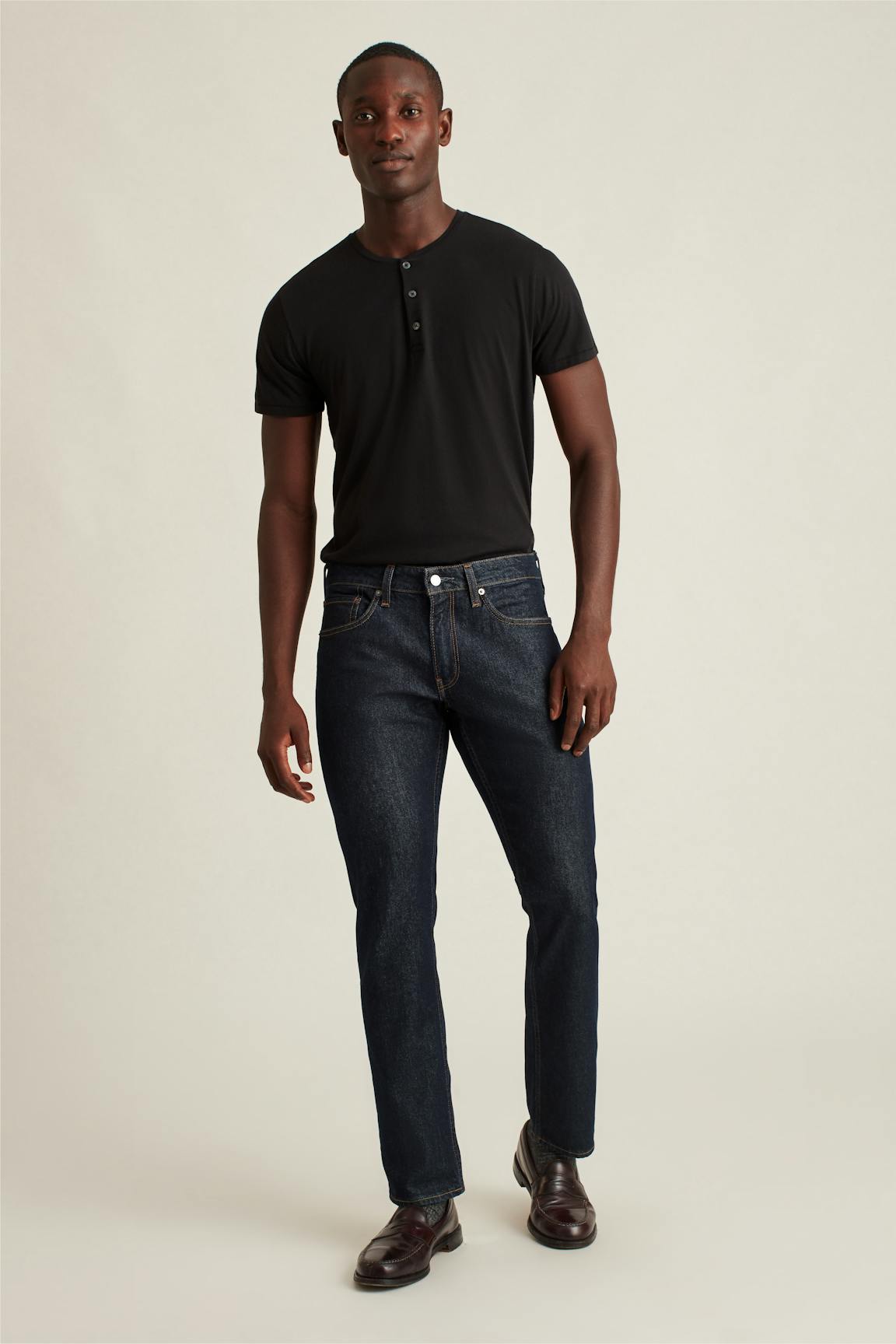 Pima Performance Short Sleeve Henley