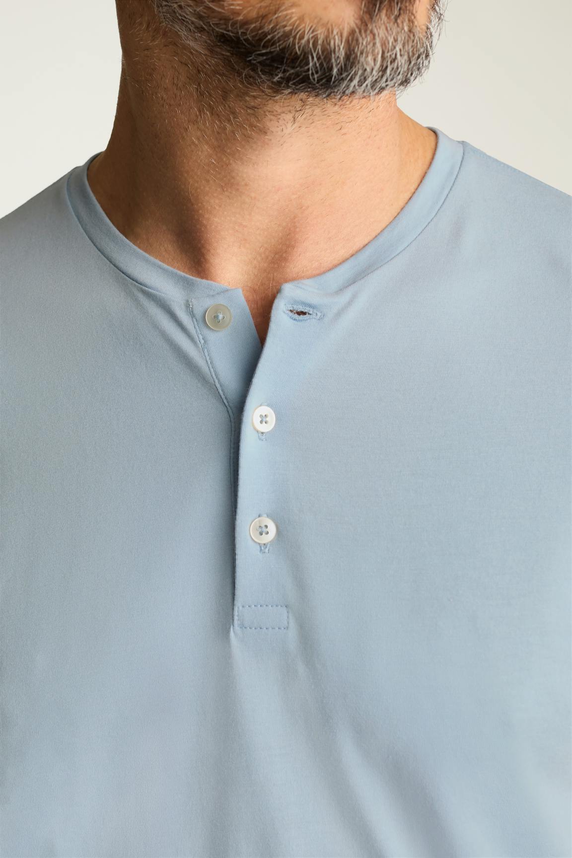 Pima Performance Short Sleeve Henley