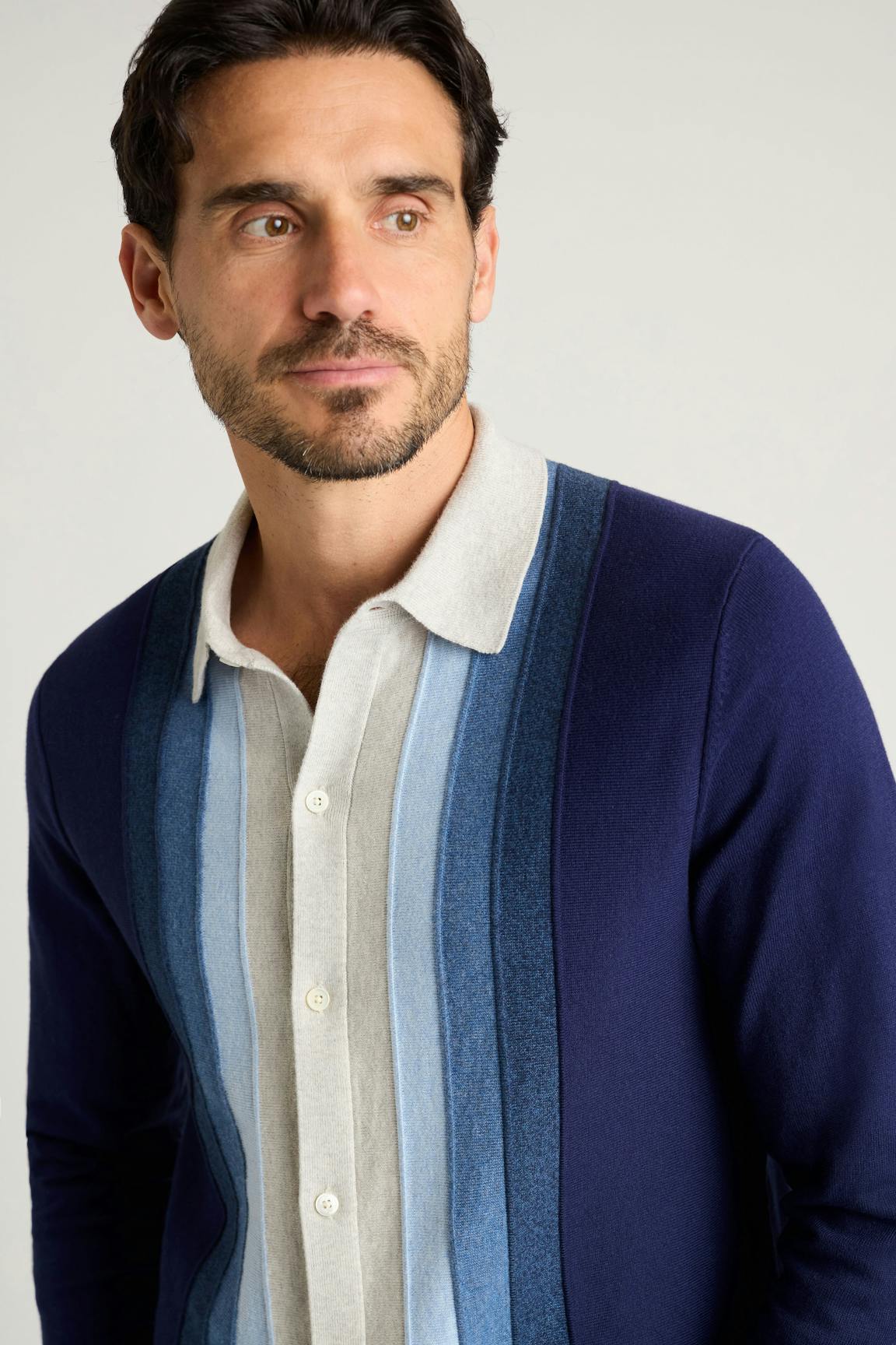 Hudson Long Sleeve Sweater Polo