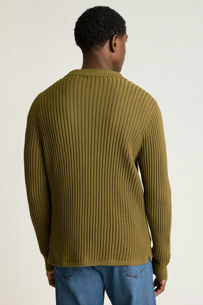 Hudson Long Sleeve Sweater Polo