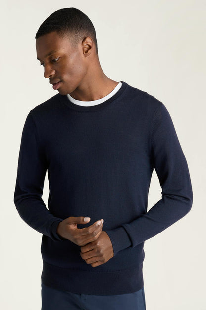 Washable Merino Crew Neck Sweater