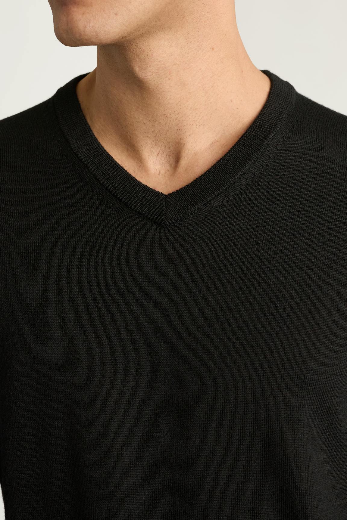 Washable Merino V-Neck Sweater