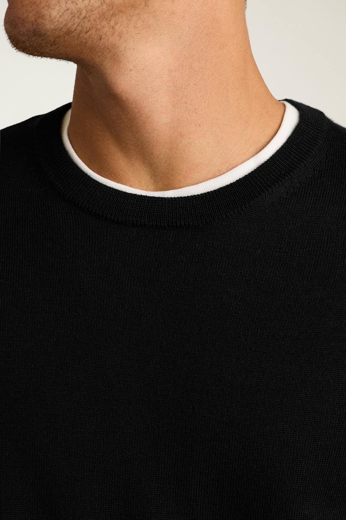 Washable Merino Crew Neck Sweater