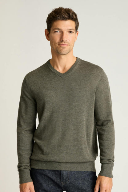 Washable Merino V-Neck Sweater