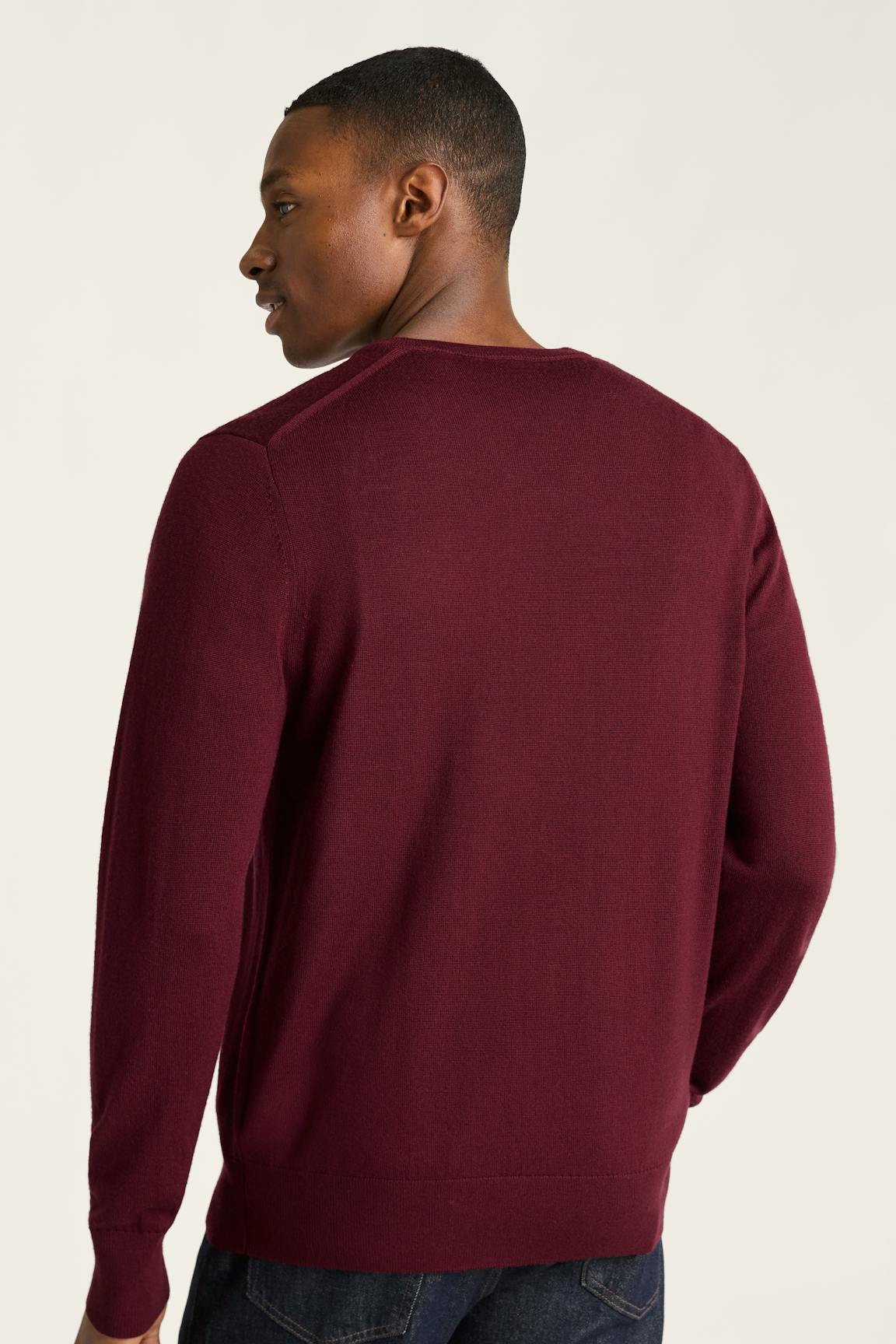 Washable Merino V-Neck Sweater