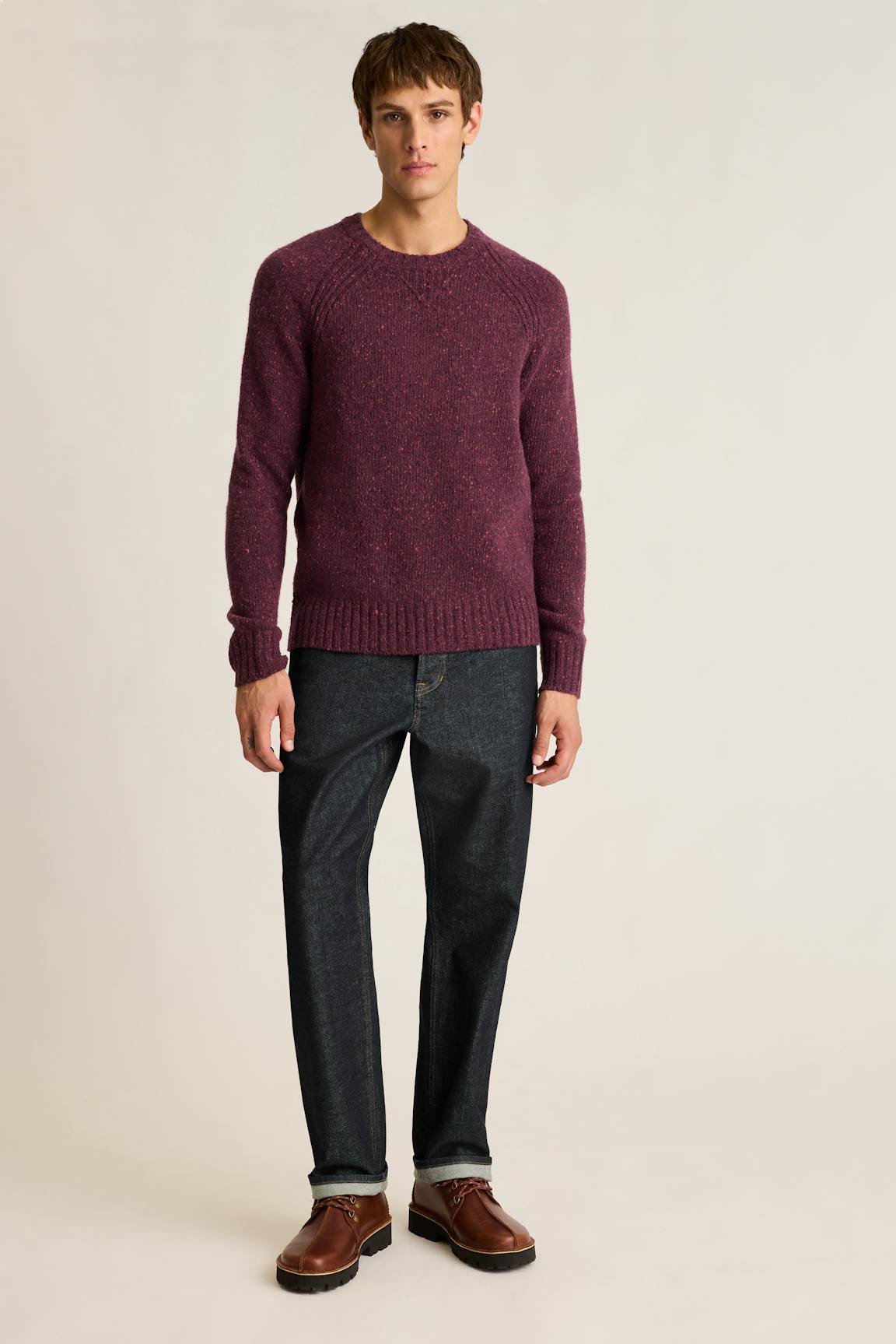 Donegal Crew Neck Sweater