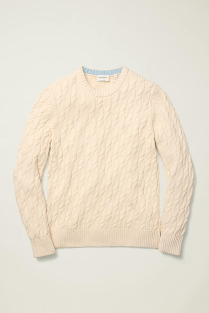 Italian Cotton Cable Sweater