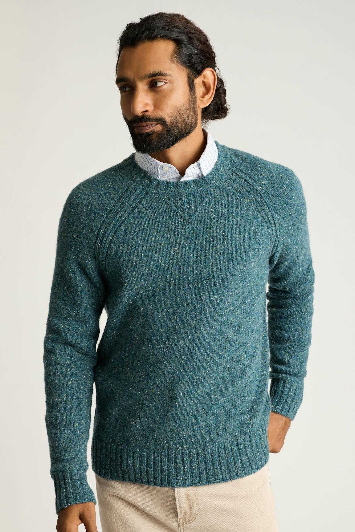 Donegal Crew Neck Sweater