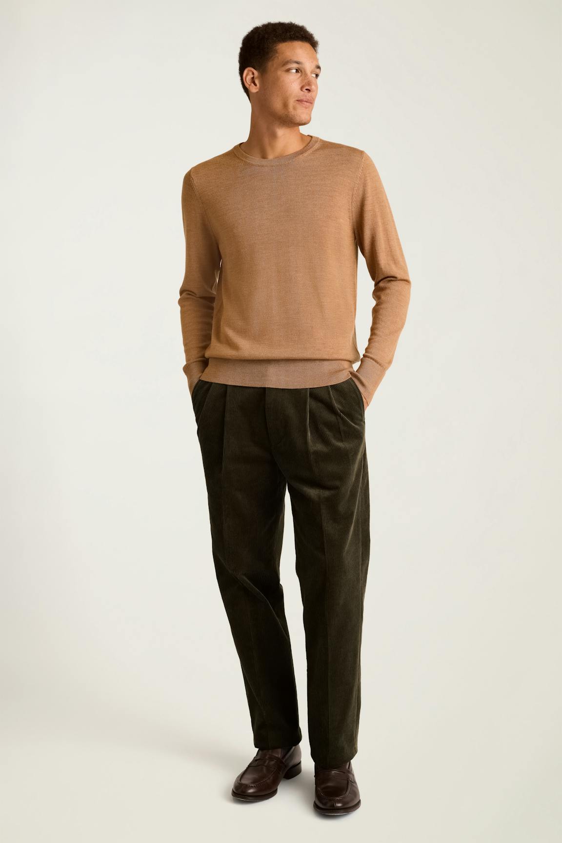 Washable Merino Crew Neck Sweater