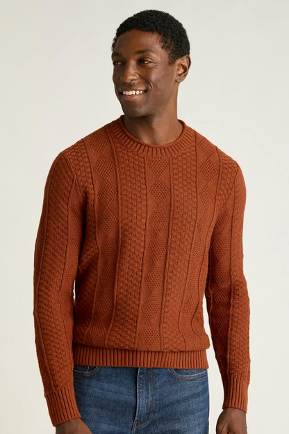 Cotton Cashmere Roll Neck Sweater