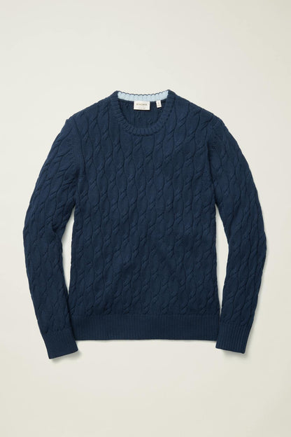 Italian Cotton Cable Sweater
