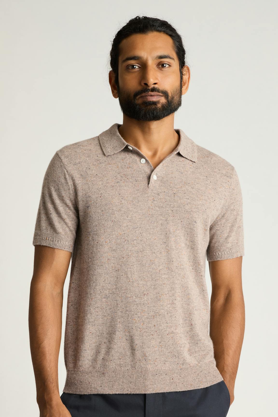 Cashmere Sweater Polo