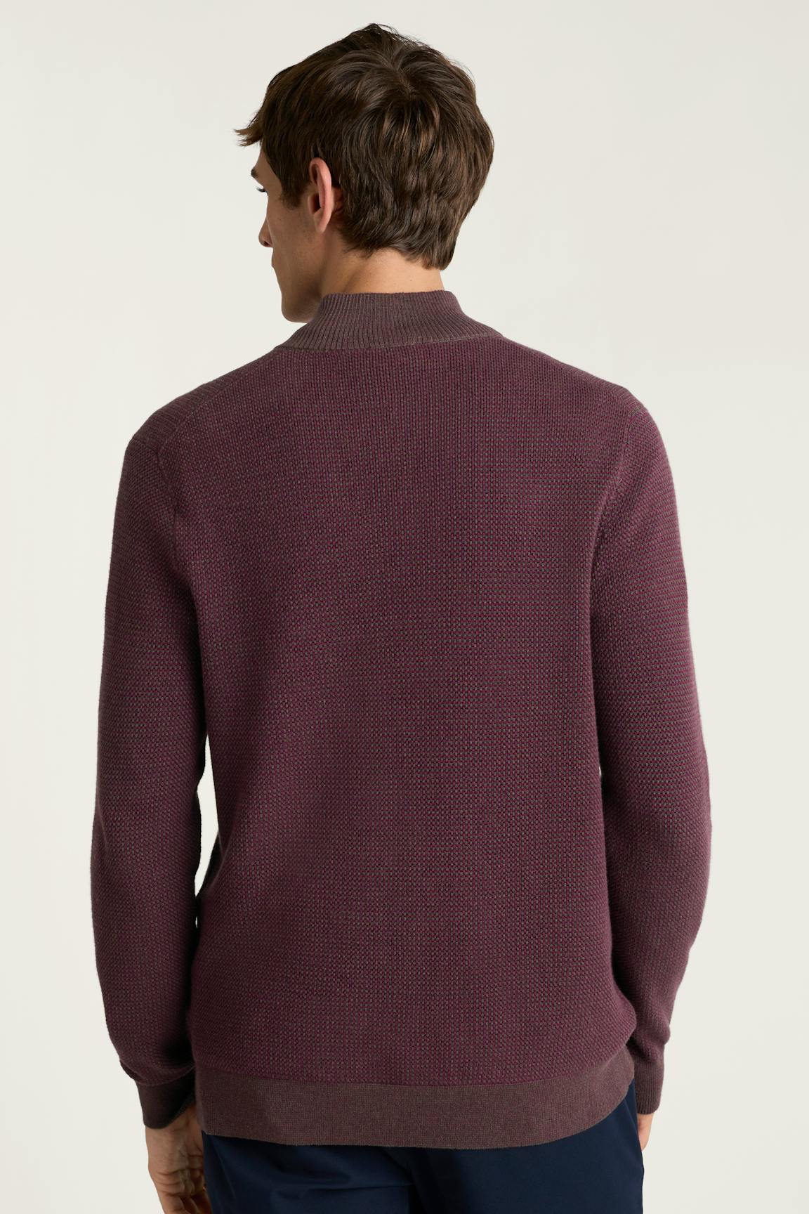 Washable Cotton Cashmere Quarter Zip