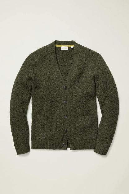 Merino Blend Cable Cardigan