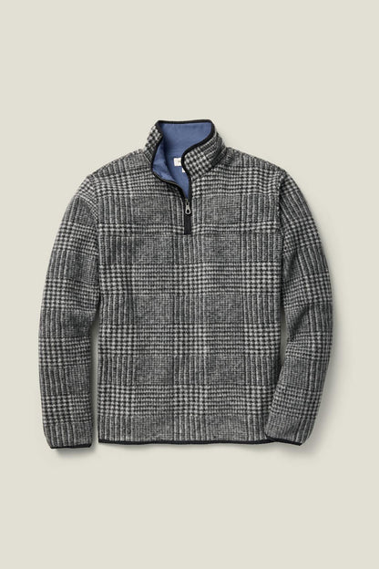 Italian Wool Fleece Quarter Zip