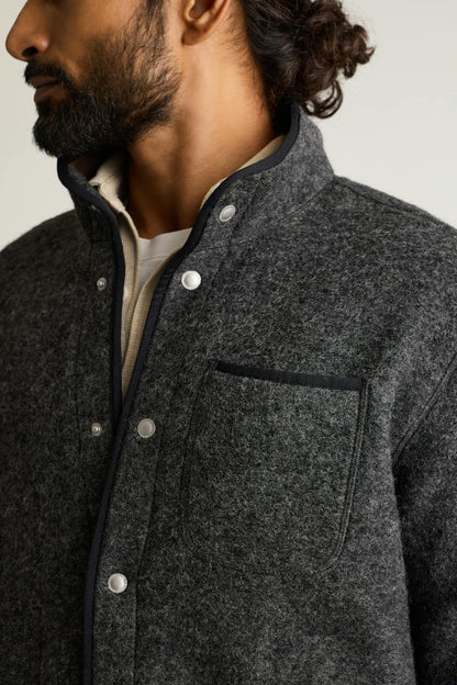 Italian Wool Fleece Jacket