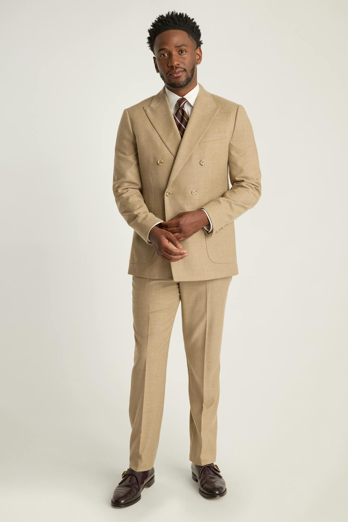 Jetsetter Italian Flannel Double Breasted Blazer